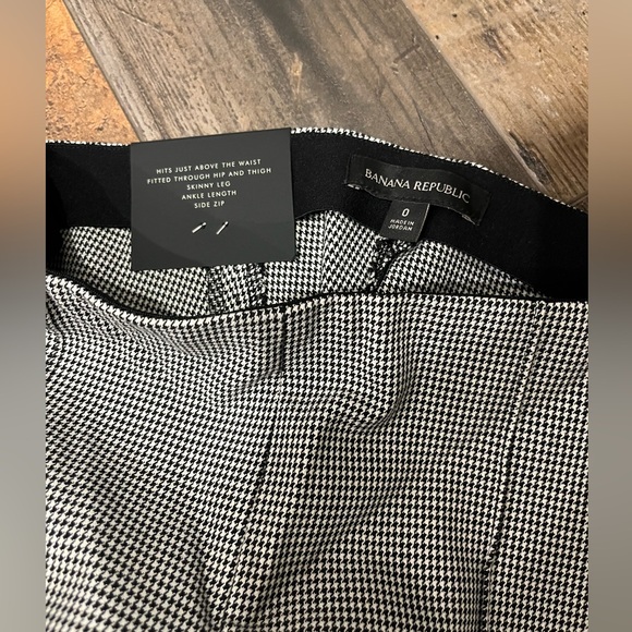 Banana Republic High Rise Sloan Leggings in Houndstooth Size 0 - Picture 5 of 6